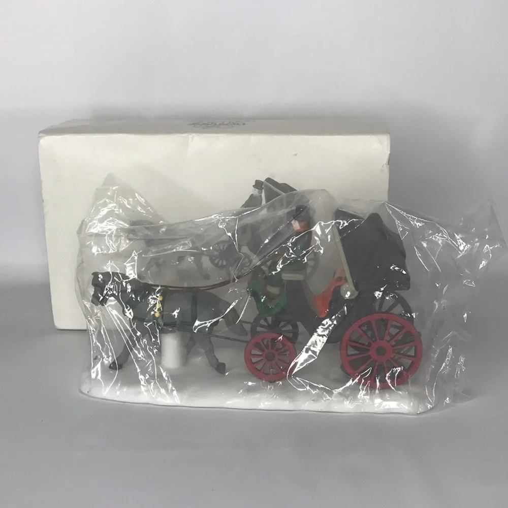 Dept 56 Heritage Village Series Horse Buggy 1989 Department 56 Christmas‎ Scene